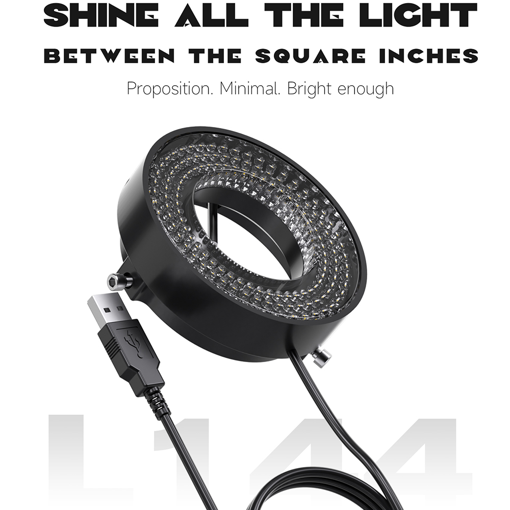 Photography Lighting Products - Mechanic L144 LS6 Mikroskop LED-Ringlicht Beleuchtungslampe