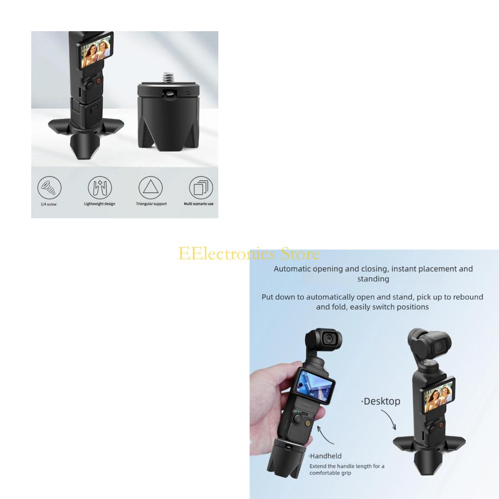 Photography Lighting Reference - B03C Metall-Montagesockel Taschenformat mit automatischer Ausfahrfunktion