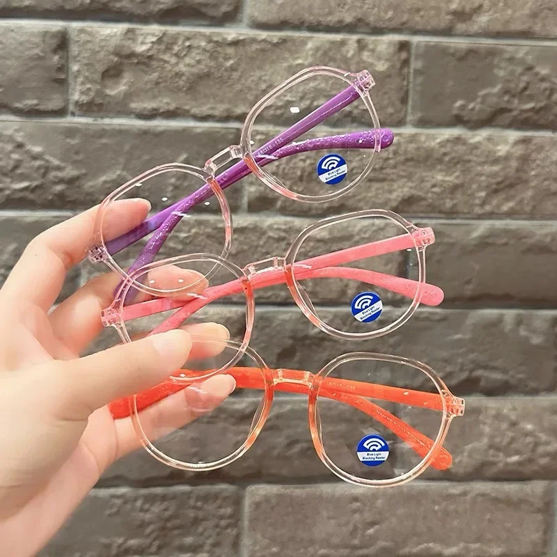 Photography Lighting Game - Blaulichtblockierende Brille für Kinder, Computerbrille, Silikonrahmen,