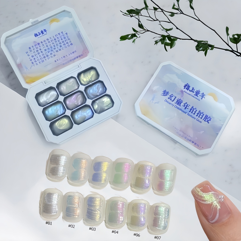 Photography Lighting Gel - 1 Stück 9-farbiger, neuer, beliebter Patting-Gel-Lack