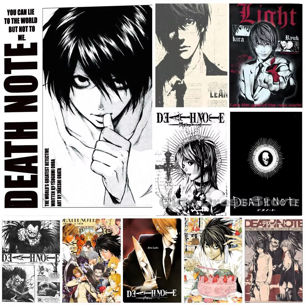Photography Lighting Game - Death Note Leinwanddruck, ungerahmt, Wandkunst, L
