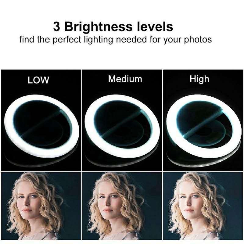 LED Selfie Ring Licht 3 Ebene  – Photography Lighting Products Bewertung und Preis