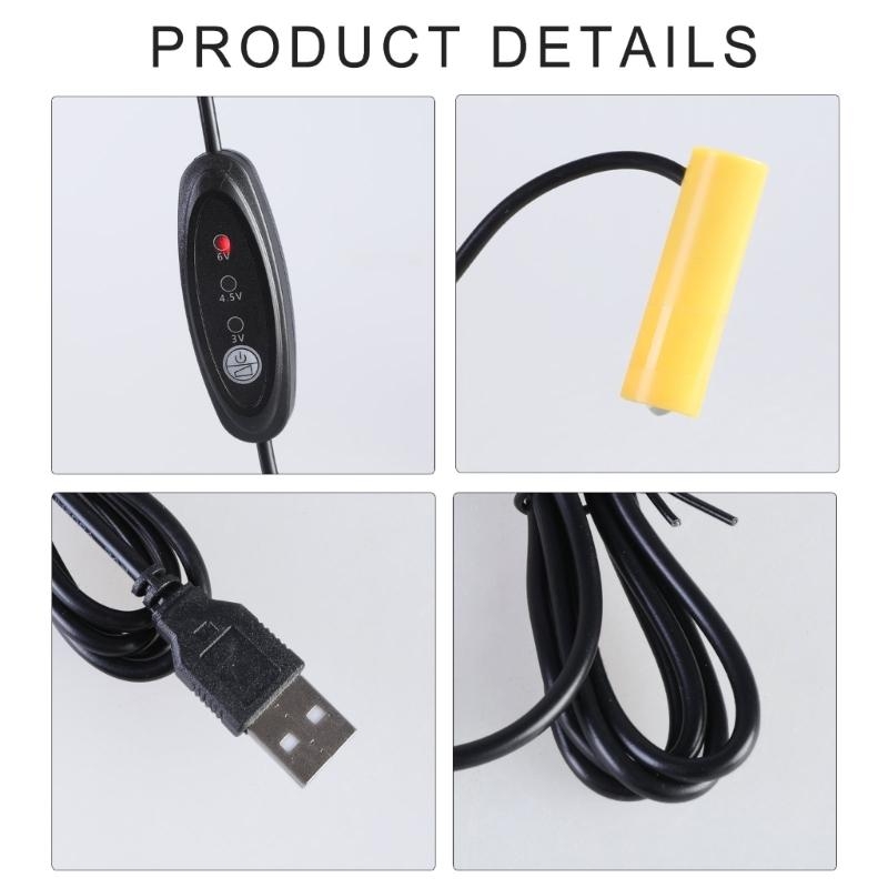 USB auf 3V 4,5V 6V 5W Spannung – Photography Lighting Products Bewertung und Preis
