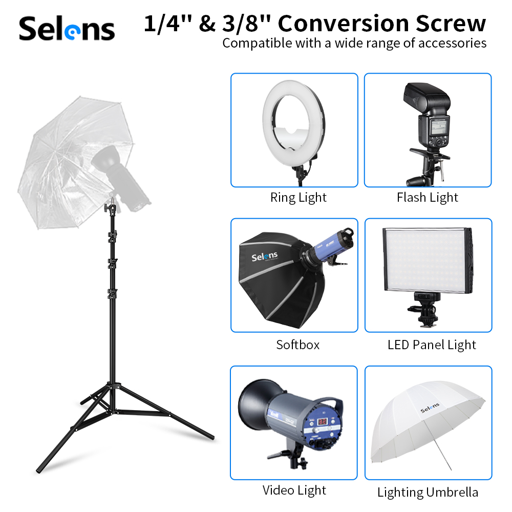 Selens 2,2~3,95m Luftkissen-Li – Photography Lighting Flash Bewertung und Preis