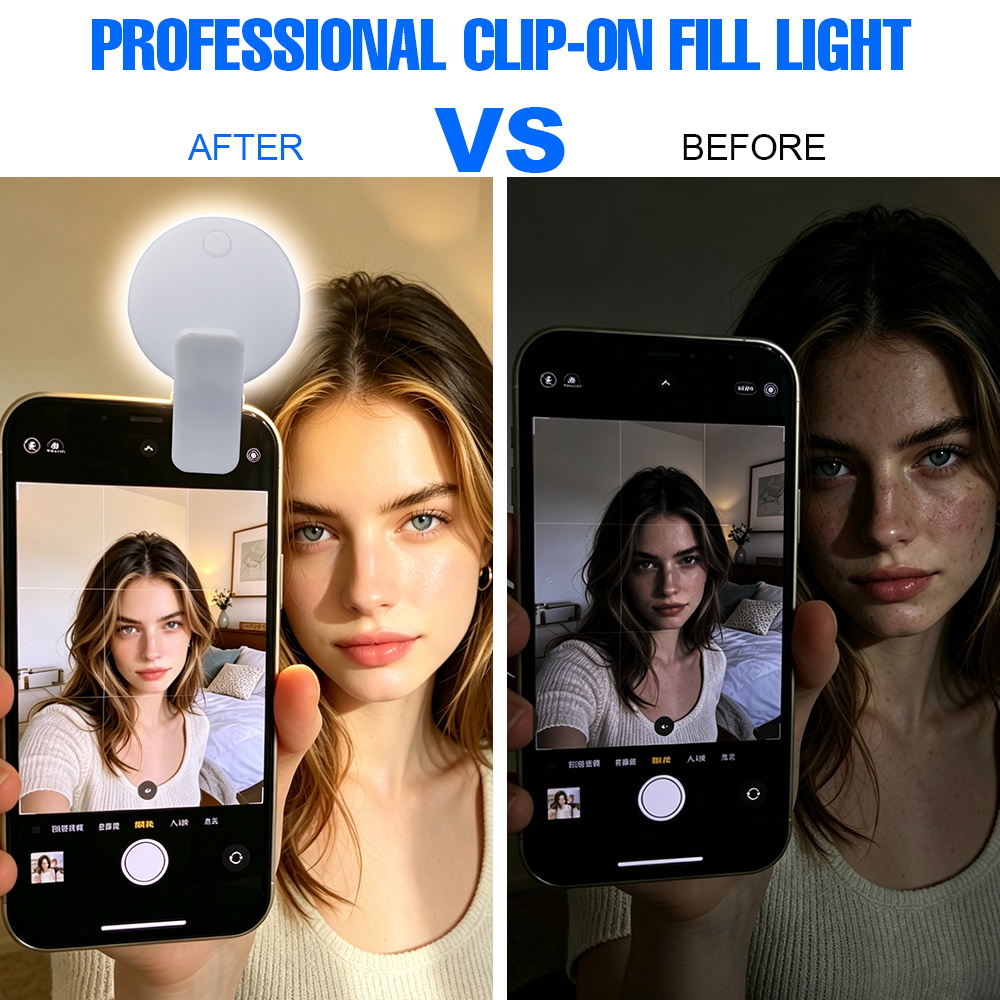 Clip-LED-Selfie-Fülllicht 3 He – Photography Lighting Products Bewertung und Preis