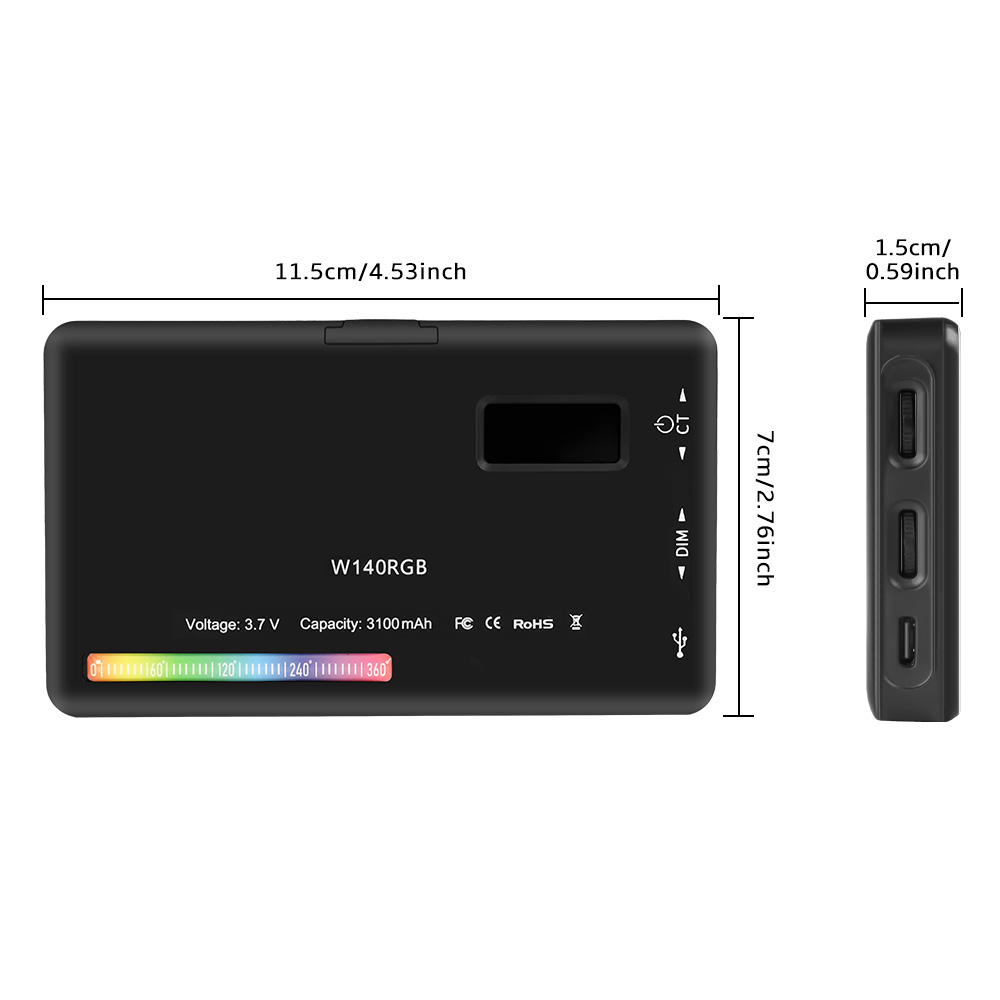 SH W140 LED RGB Videoleuchte 0 – Photography Lighting Board Bewertung und Preis