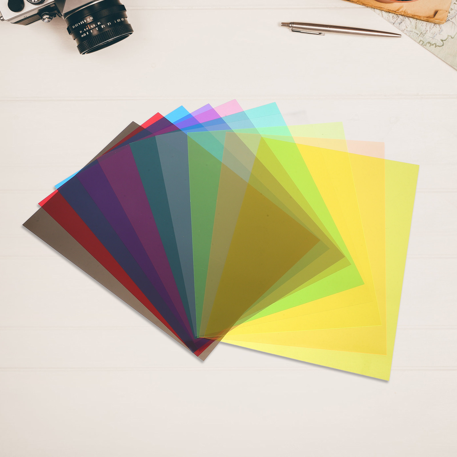 10 Stück A4 Farbige PVC-Zellop – Photography Lighting Gel Bewertung und Preis