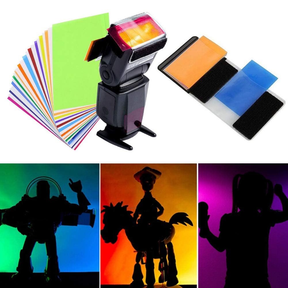 12 Farben Kamera-Blitzfilter-S – Photography Lighting Gel Bewertung und Preis