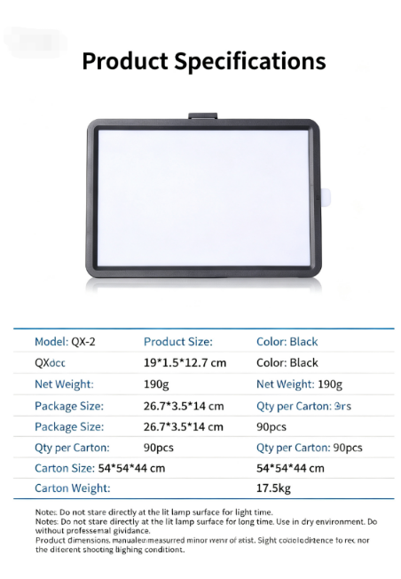 LED-Quadratpanel-Leuchte, Tisc – Photography Lighting Board Bewertung und Preis